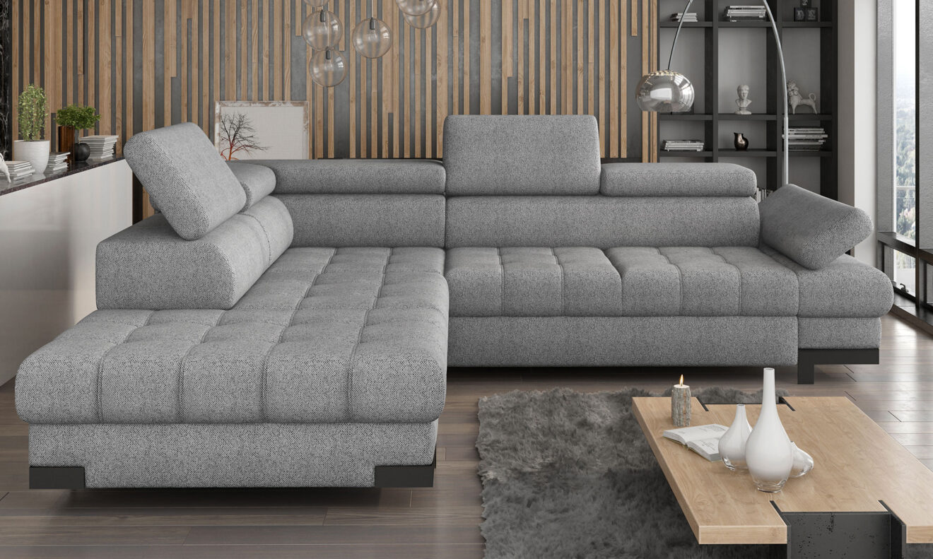 r1028 イタリア SELVA セルバ社 ライティングビューロ Corner sofa Selva L from “Avangarde Collection” – Wersal