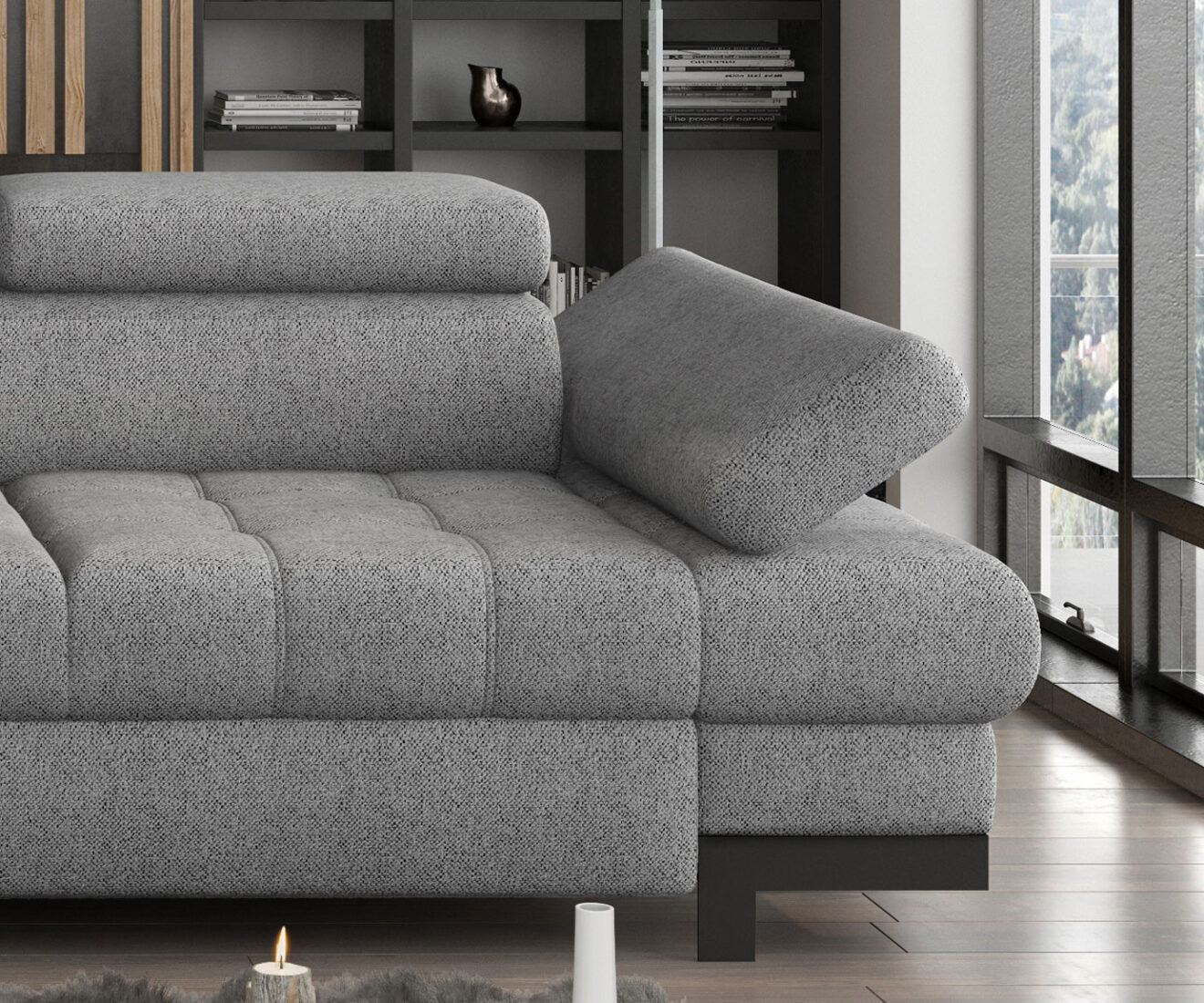 r1028 イタリア SELVA セルバ社 ライティングビューロ Corner sofa Selva L from “Avangarde Collection” – Wersal