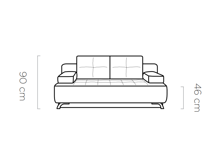 Sofa Oslo z kolekcji „Young Collection” Wersal